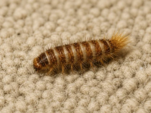 Traitement des anthrènes (mites des tapis et tissus)